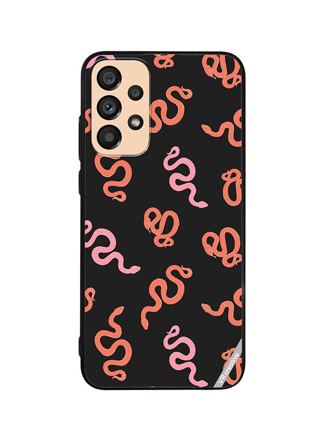 VR CREATIVE Protective Case Cover For Samsung Galaxy A53 5G Cartoon Funny Colorful Snakes Pattern Design Multicolour - Image 1