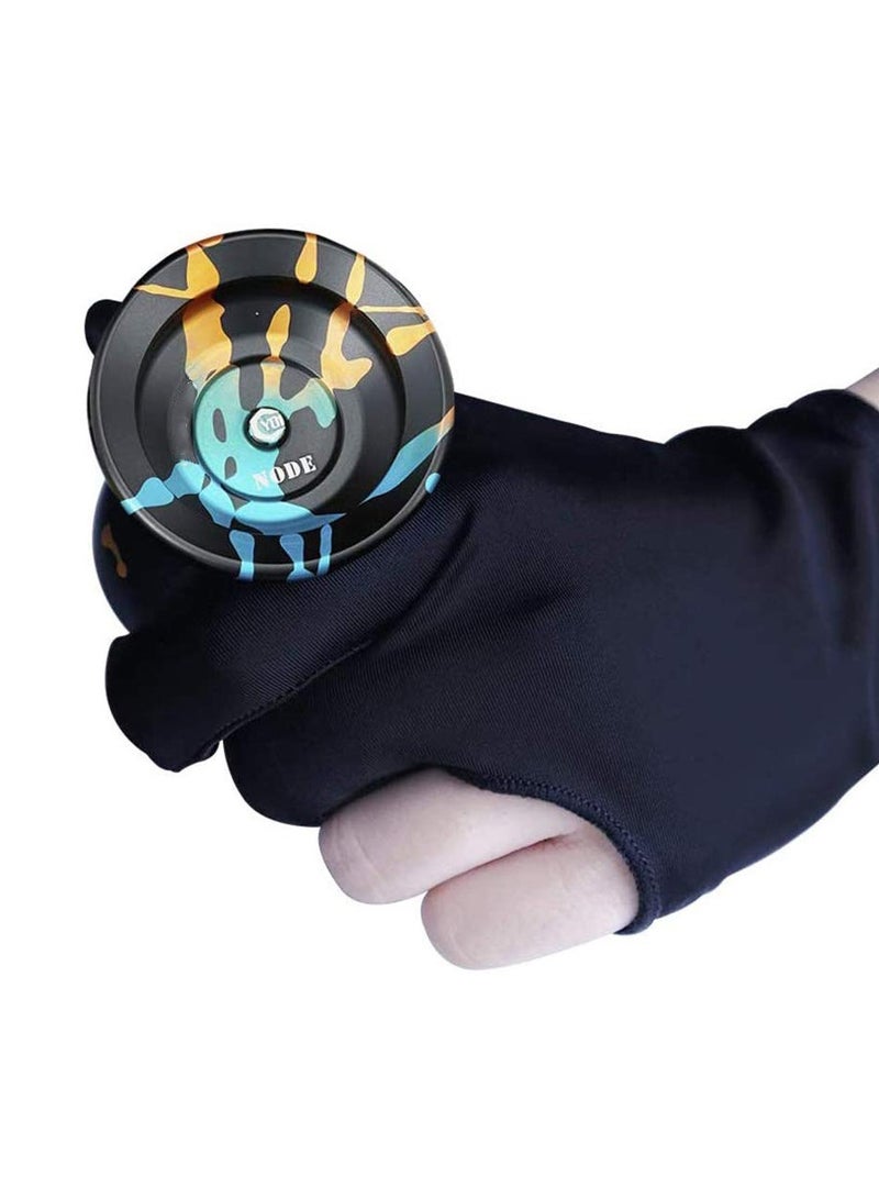 SYOSI Y01 Professional Yoyo Alloy Unresponsive Yoyo, 10 Ball Stainless KK Bearing Yoyo, Long Spinning Time Prettiest for Advanced Player Yoyo for Kids Beginner with Glove Bag and 5 Yoyo Strings - Image 4