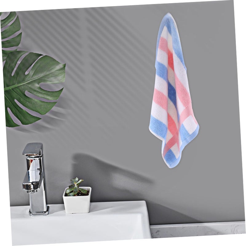 Pink Cotton Bath Towels 3 Pack for Kids Soft Absorbent Face Cloths Fine Workmanship - Image 3