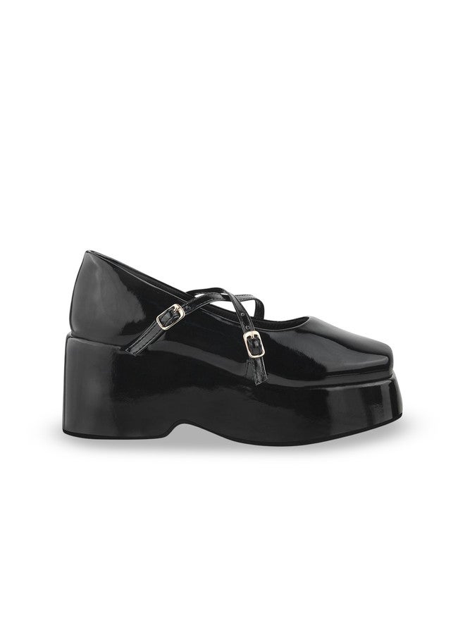 Shoetopia أحذية ماري جينز للبنات من شوتوبيا مع كعب عالٍ - Image 1