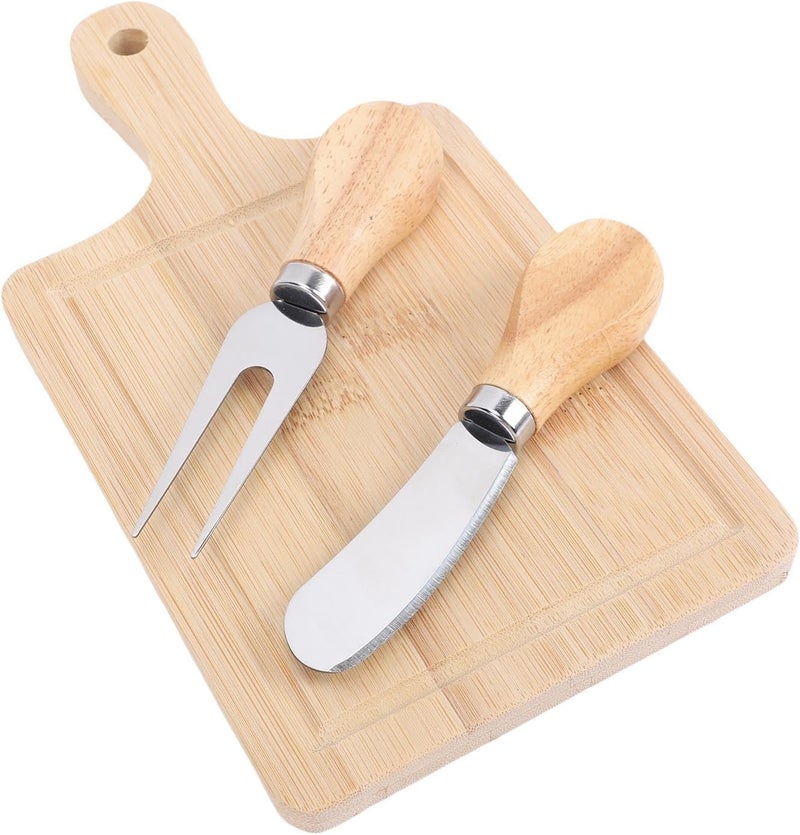 Charcuterie Serving Board Set with Butter Cutter and Fork Ideal for Party, Baby Shower, Wedding Present - Image 3