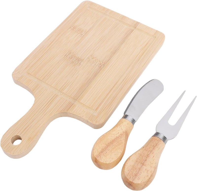 Charcuterie Serving Board Set with Butter Cutter and Fork Ideal for Party, Baby Shower, Wedding Present - Image 1