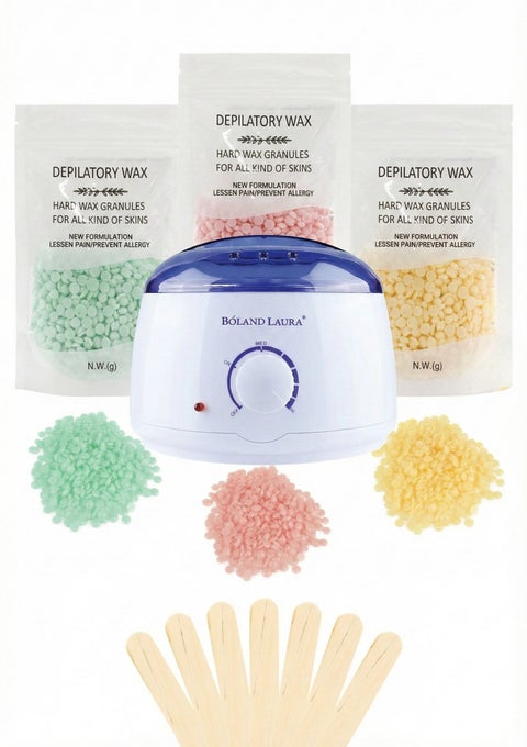 WAX WARMER FOR BOLANDLAURA +300 grams of wax + 20 wooden sticks for wax