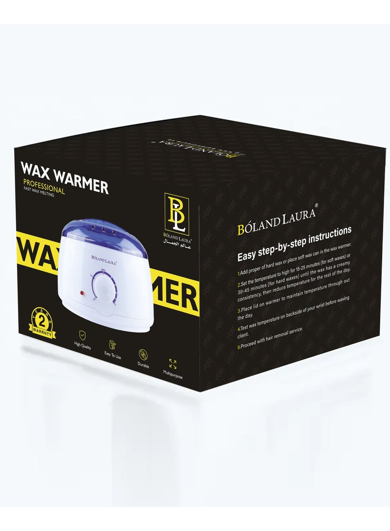 BOLAND LAURA WAX WARMER FOR BOLANDLAURA +300 grams of wax + 20 wooden sticks for wax - Image 2