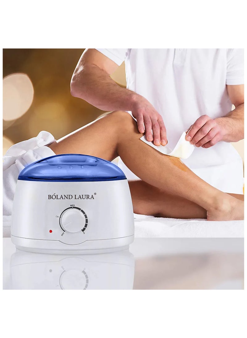 BOLAND LAURA - WAX WARMER FOR BOLANDLAURA +300 grams of wax + 20 wooden sticks for wax - Image 1