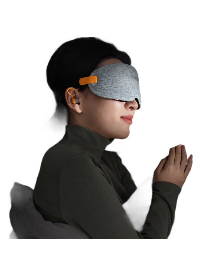 Everythink Sleep Mask, Light-Blocking, Noise-Reducing, For Better Sleep, Integrated Earplugs, Silent, 3D Eye Protection - Image 3