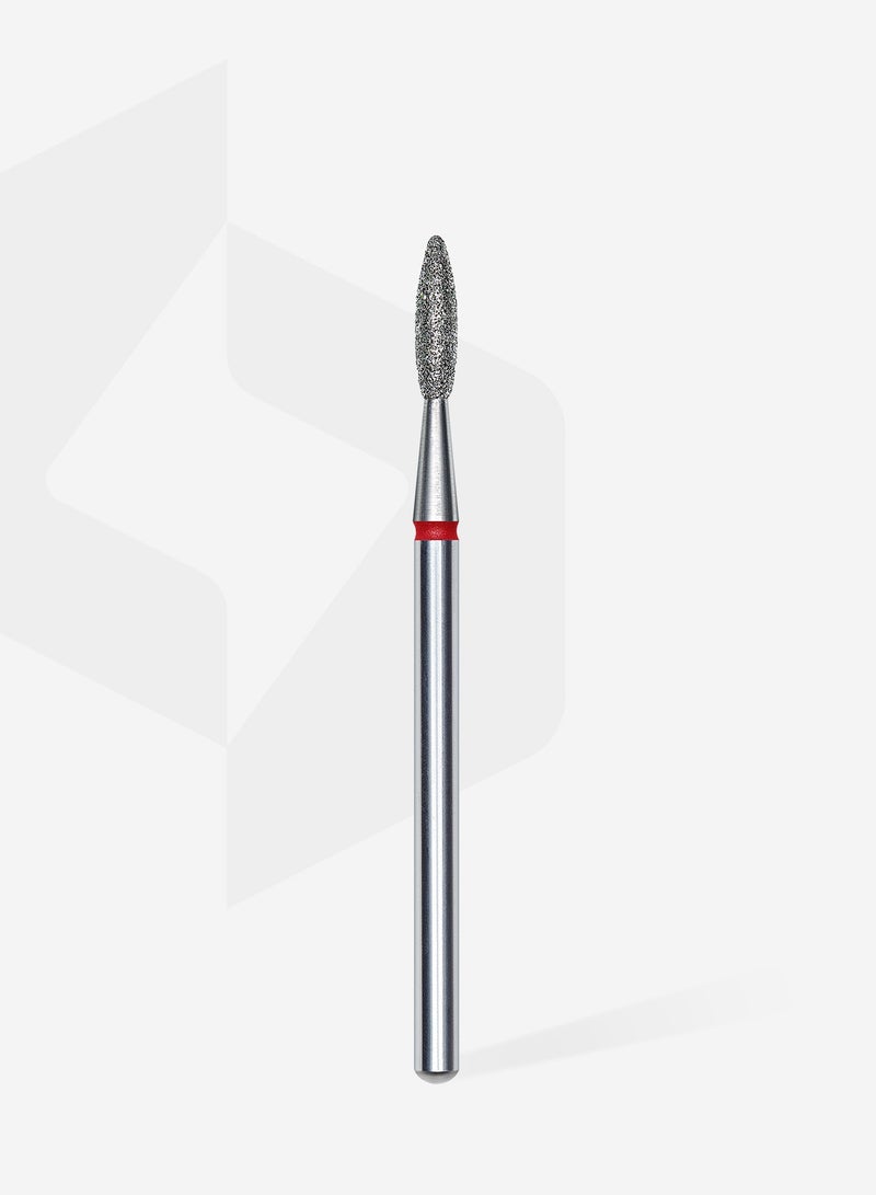 STALEKS PRO Diamond Nail Drill Bit Flame Red EXPERT | Head Diameter 2.1 mm / working part 8 mm - Image 2