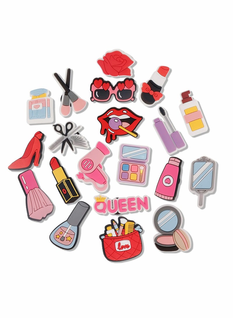 KASTWAVE Shoe Decoration Charms, Crocs Charms jibbitz, Shoes Sandals Buckle Party Birthday Gift, Croc Charms Bracelet Wristband Decorations for Adult Girls Women Kids 26 PCS - Image 1