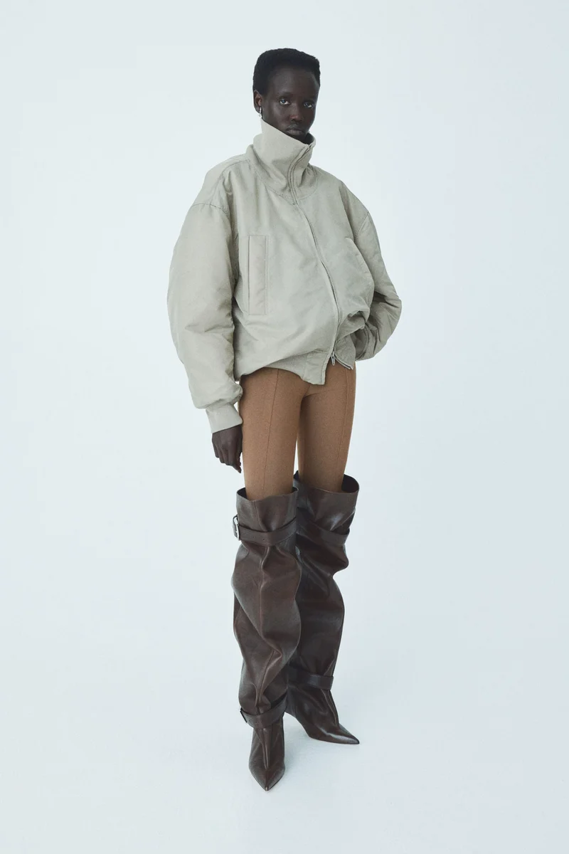 اتش اند ام جاكيت بومر مبطن