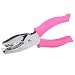Aacehlh Hole Puncher for Crafts14 Inch Diameter of Flower Shape Hole Handheld Single Paper Hole Punch with Pink Soft Grip Handle for Binder Scrapbooking Cards Paper Crafts Flower Hole - Image 2