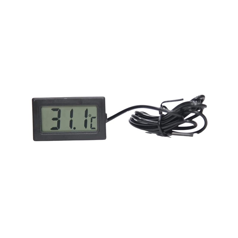 VCK Digital Thermometer with LCD for Fridges with Wired Probe | Plastic | Colour May Vary I ON/OFF OPTION AVAILABLE I C/F I -50 to +300 digree - Image 3