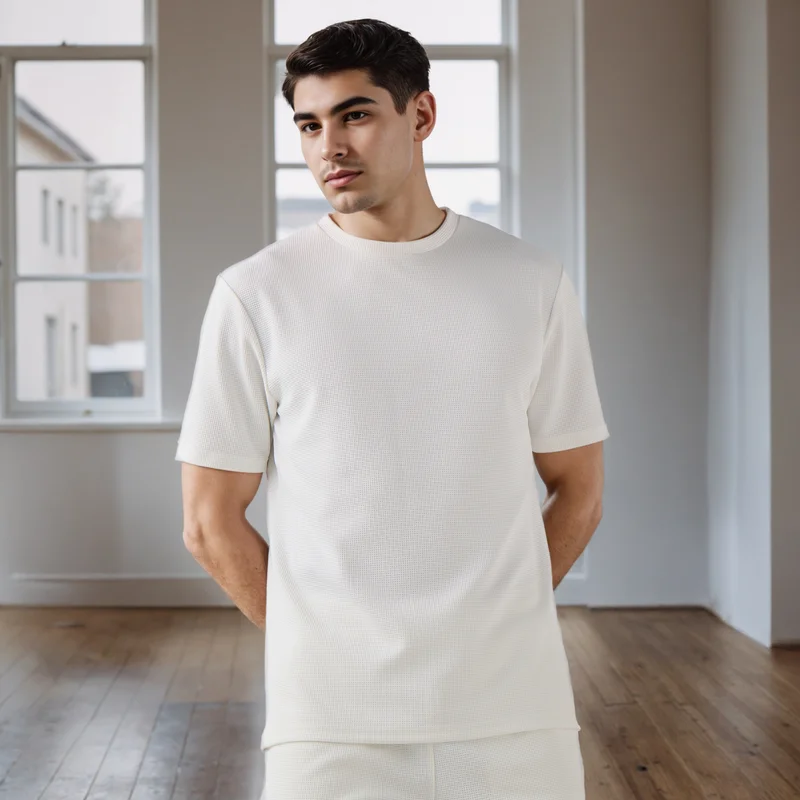 ADOT by Splash Waffle Textured T-shirt