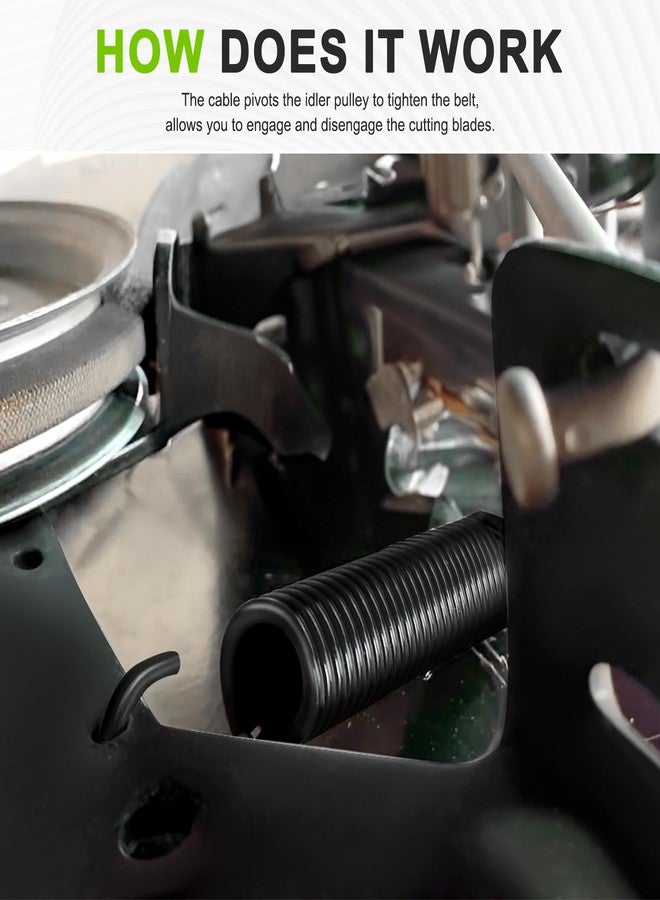 Harbot كابل تشغيل سطح جزازة العشب هاربوت لجزازات العشب MTD Cub Cadet 1040 و 1045 و LTX1040 و LTX1042 و LTX1045 و LTX1046 و LTX1050H و Troy Bilt TB2246 - Image 4