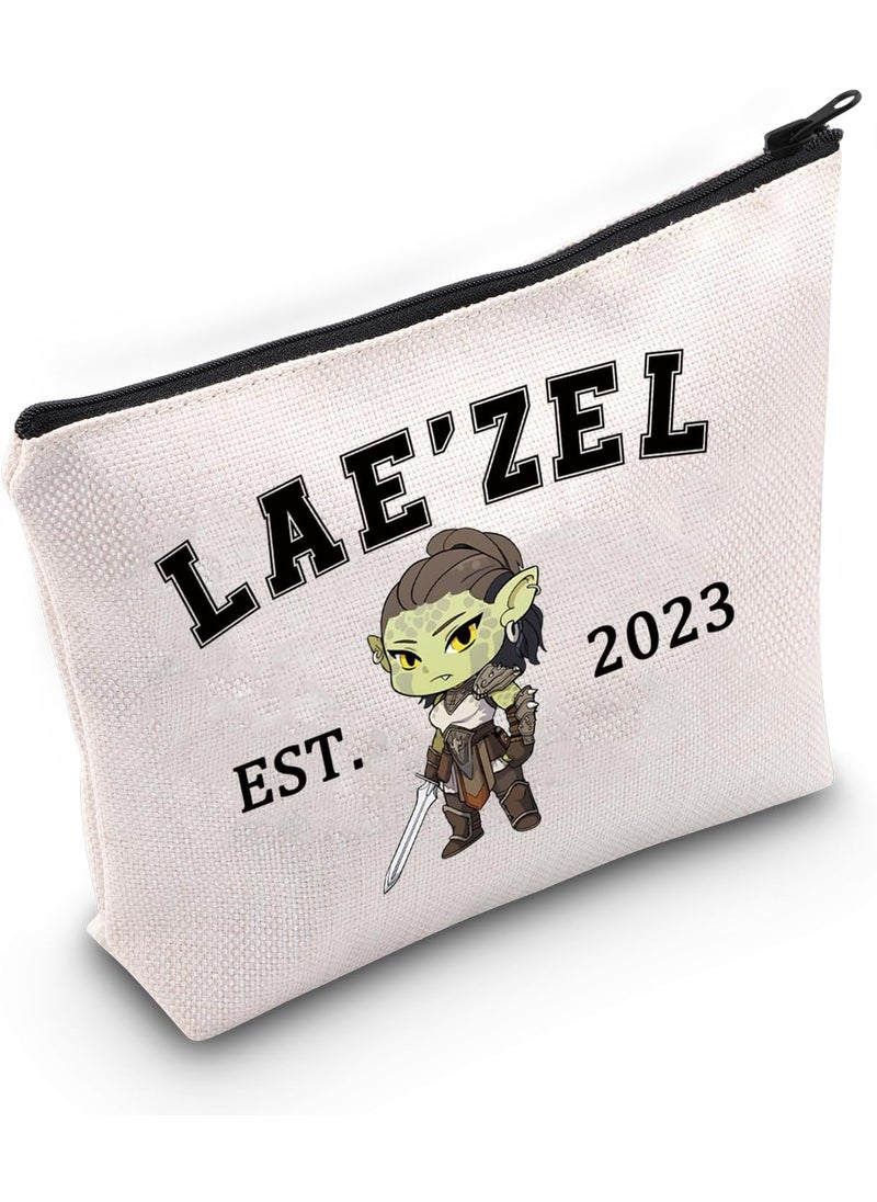 JXGZSO - JXGZSO BG3 Laezel Inspired Cosmetic Bag Video Game Fan Gift Laezel Merch Adventure Game Lover Gift - Image 1