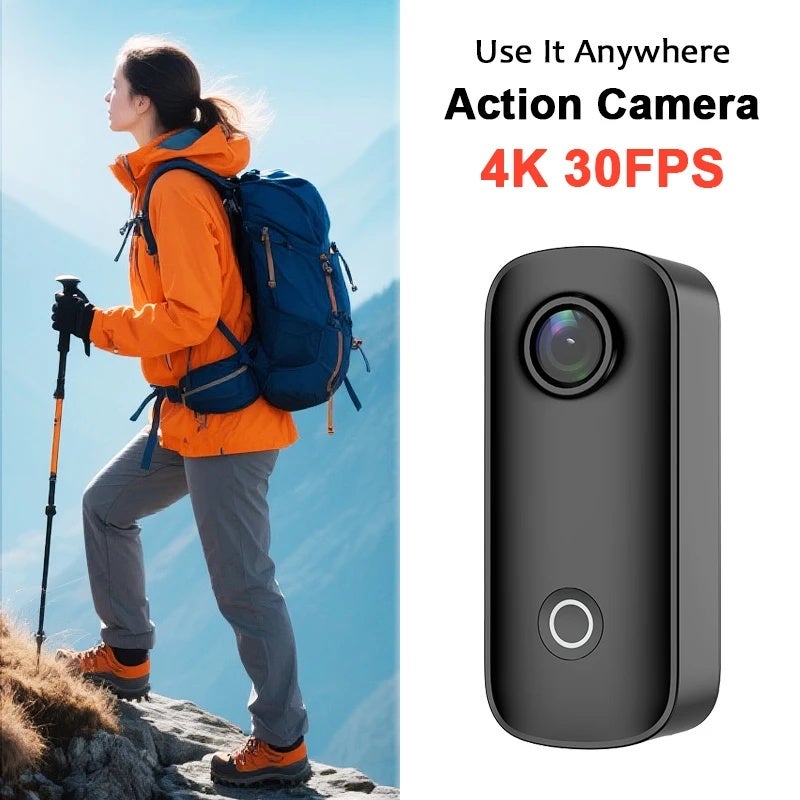 أس جي كام ملحقات كاميرا Sjcam, C100 Plus Black - Image 2