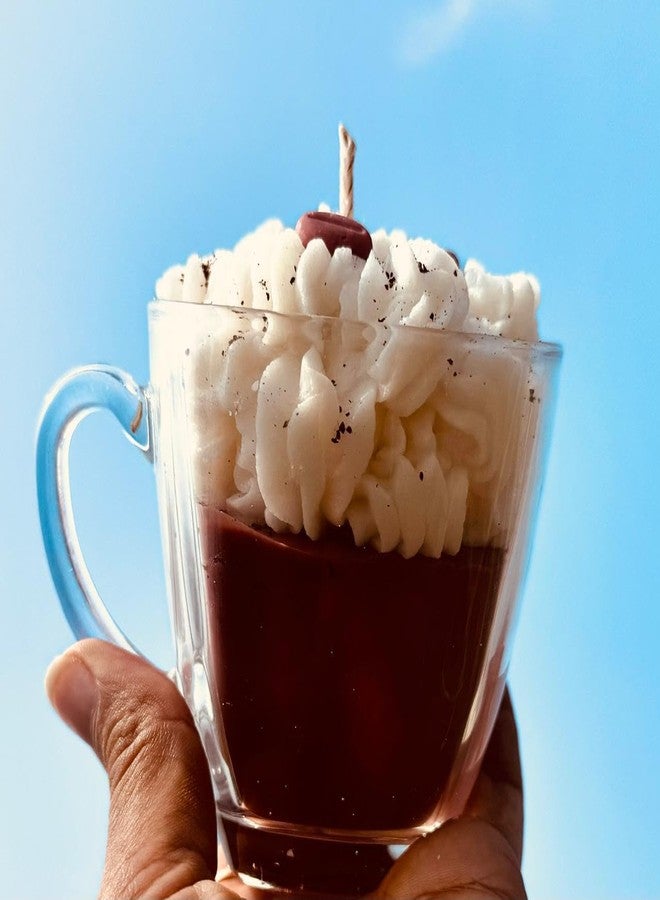 SIMHANARA Hot Chocolate Mug Candle, Scented - Image 2