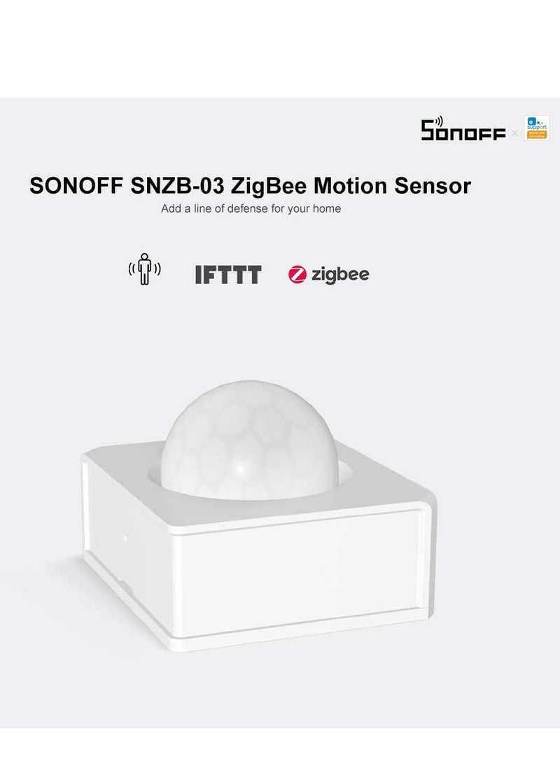 SONOFF SONOFF SNZB-03 ZigBee Motion Sensor, Wireless Motion Detector Get Alerts or Trigger Lights to Turn on, SONOFF Zigbee Bridge Required  - Image 2