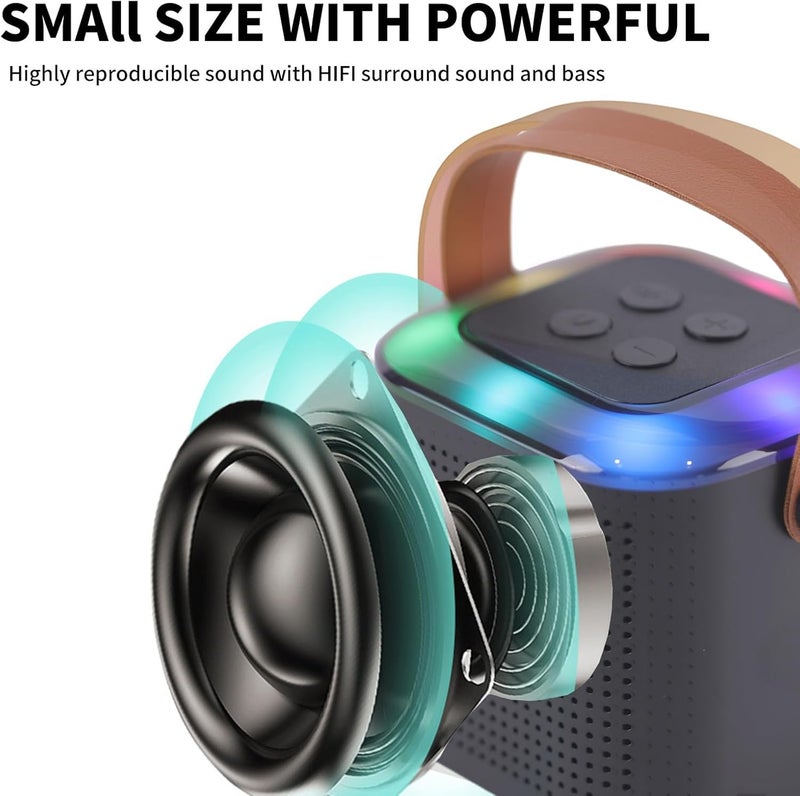 TDOO Portable Bluetooth Speaker (Black -A) - Image 2