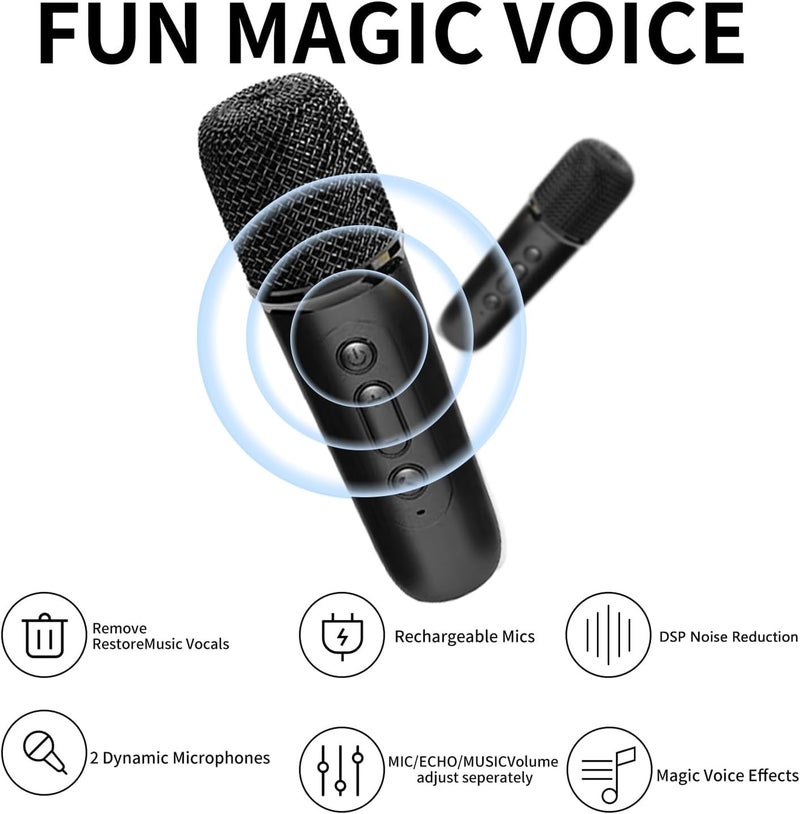 TDOO Portable Bluetooth Speaker (Black -A) - Image 5