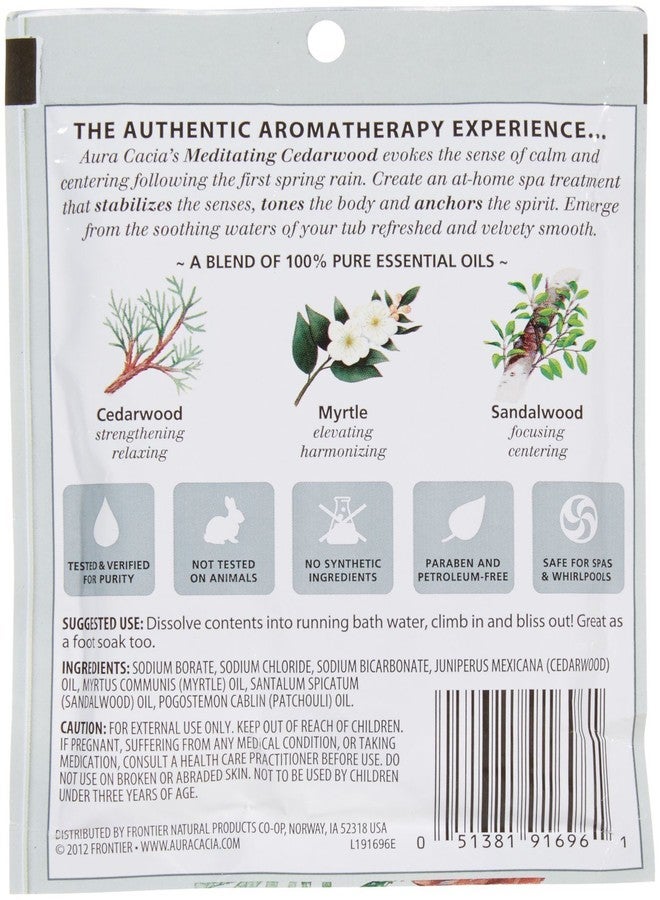 Aura Cacia Aromatherapy Mineral Baths - Meditation - 2.5 oz - 0 ct - 0 pk - Image 2