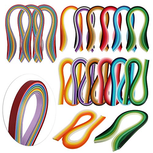 MDLUU Paper Quilling Kit with 1860 Strips and Quilling Tools and Storage Box, Paper Quilling Craft Great for DIY Learning Class, Home Decoration, Birthday Gift - Image 3