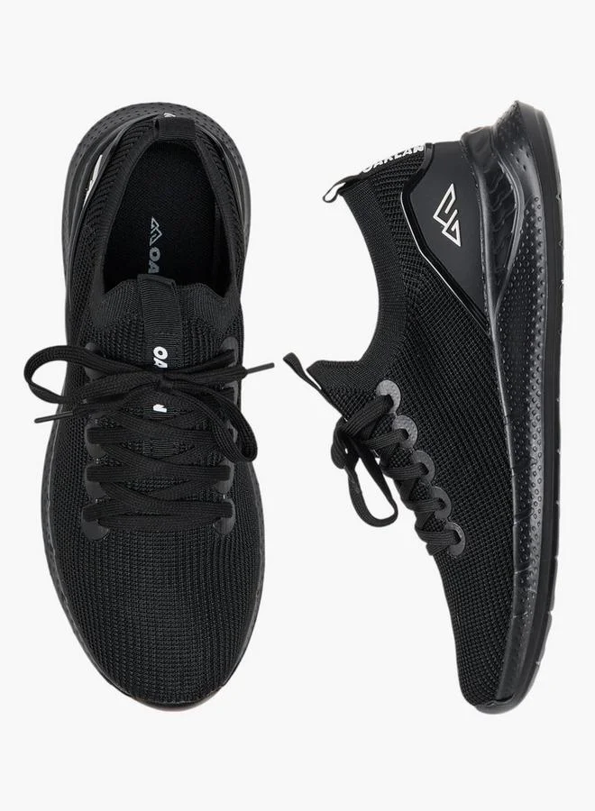 Oaklan by Shoexpress Textured Sports Shoes with Lace-Up Closure