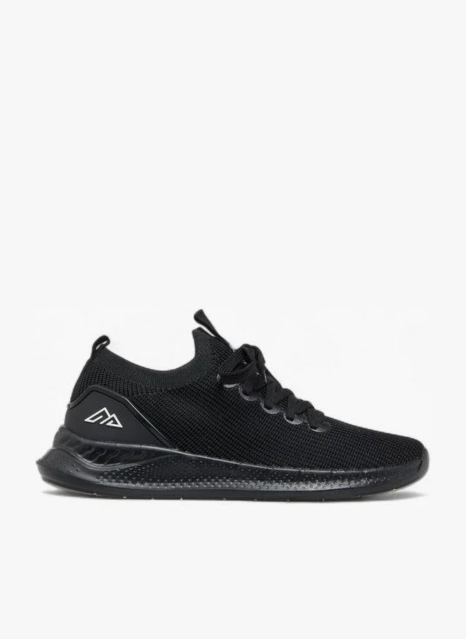 Oaklan by Shoexpress Textured Sports Shoes with Lace-Up Closure