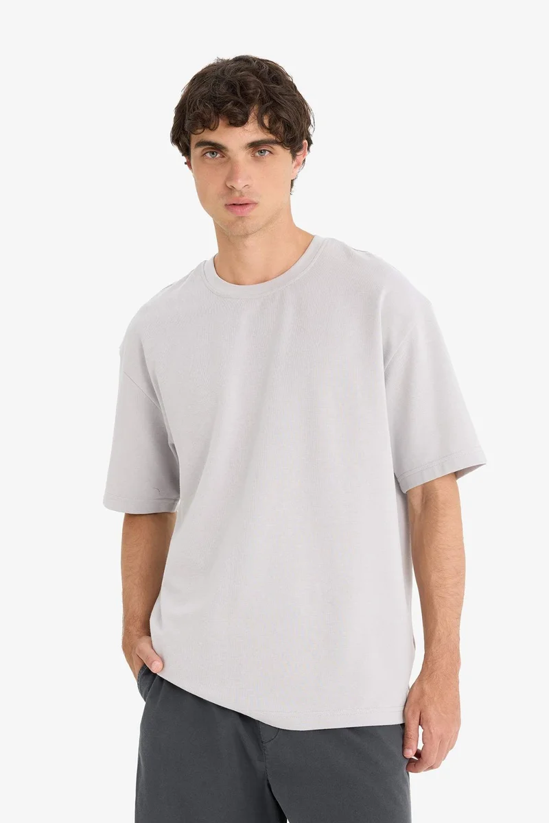 DeFacto Oversize Crew Neck Short Sleeve T-Shirt