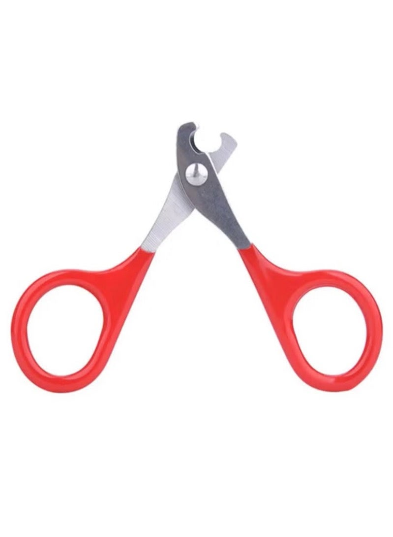 LW Sharp nail scissors for pet claws red - Image 1