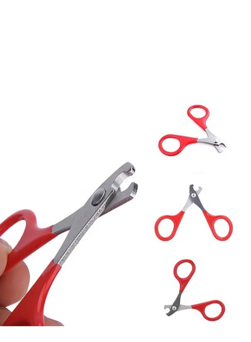 LW Sharp nail scissors for pet claws red - Image 2