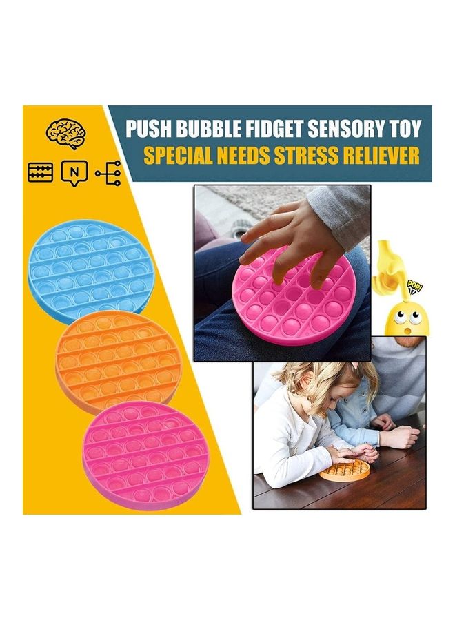 NIBEMINENT 3-Piece Push Pop Bubble Sensory Fidget Toy Set - Image 1