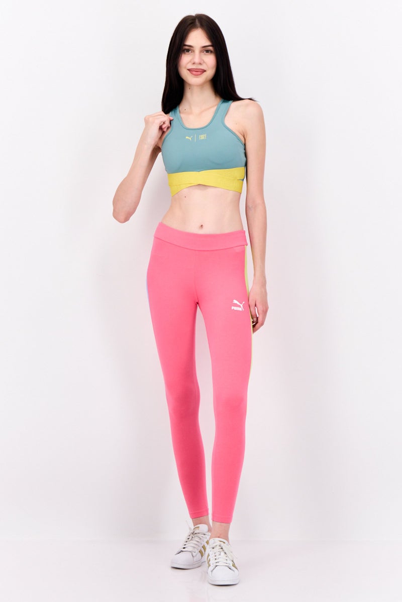 PUMA صدرية رياضية غير مبطنة بشعار علامة بومة x فيرست مايل للنساء، أخضر حكيم - Image 3