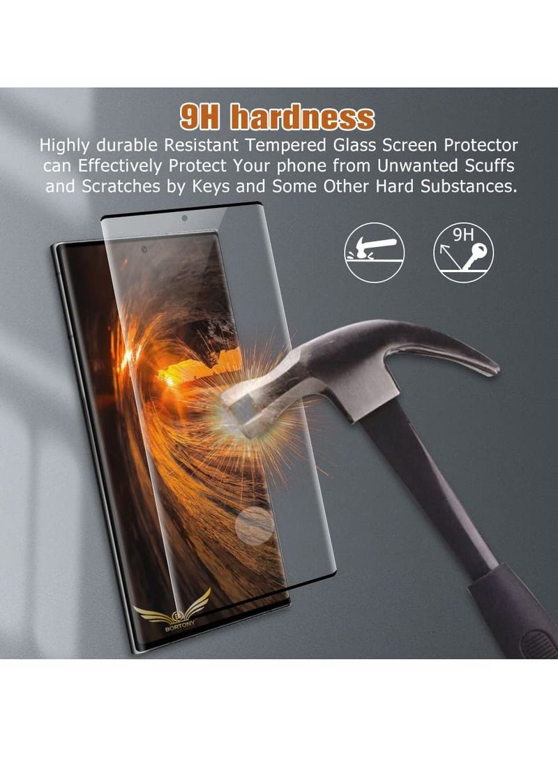 Galaxy S23 Ultra Screen Protector 3D Curved Flexible Film Easy Installation Bubble Free Scratch Resistant Anti-Fingerprint Full Screen Coverage Compatible with Samsung Galaxy S23 Ultra