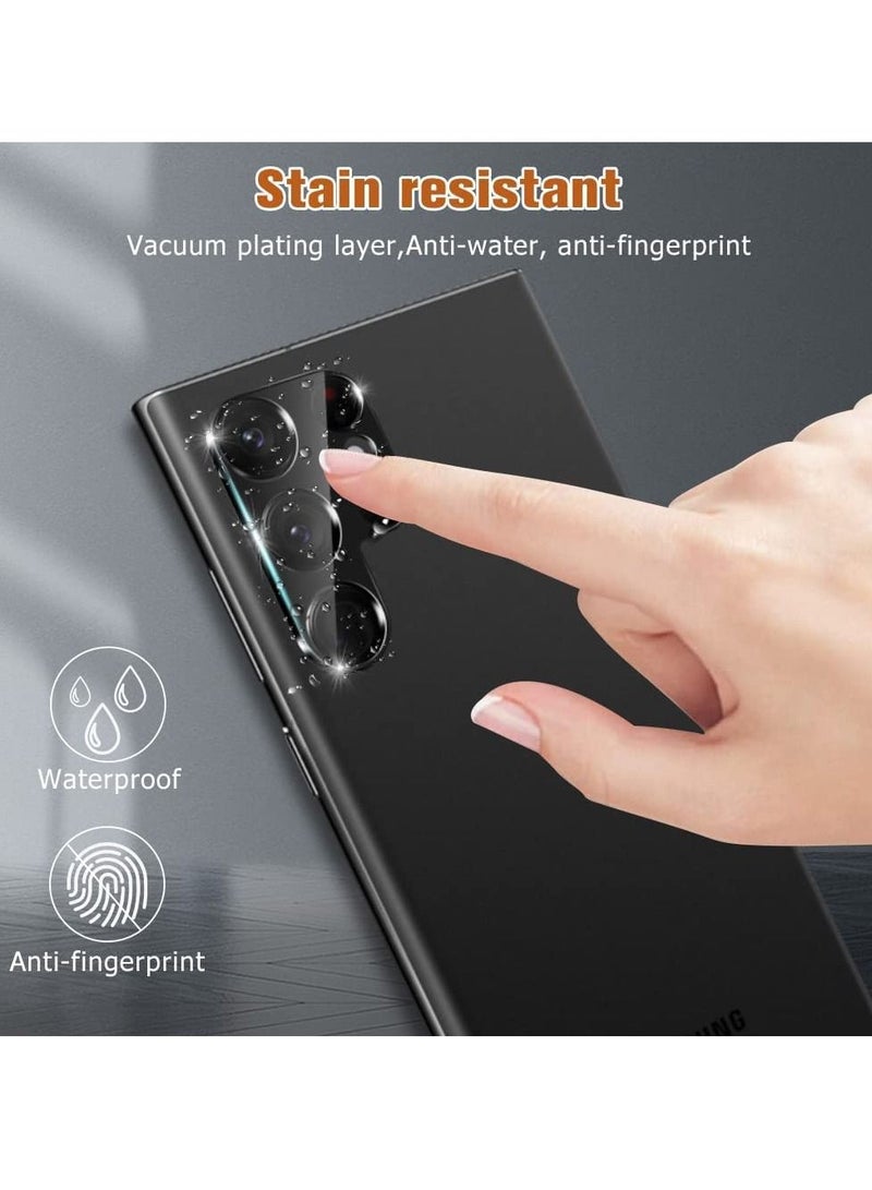 Galaxy S23 Ultra Screen Protector 3D Curved Flexible Film Easy Installation Bubble Free Scratch Resistant Anti-Fingerprint Full Screen Coverage Compatible with Samsung Galaxy S23 Ultra