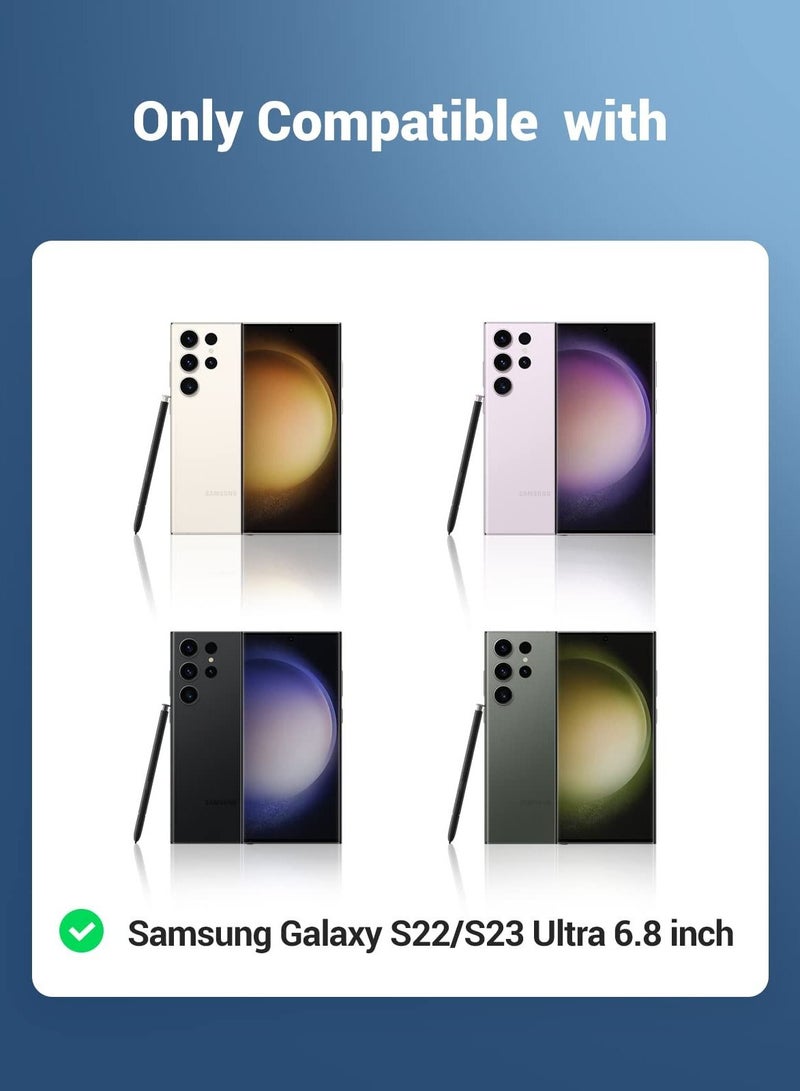 Galaxy S23 Ultra Screen Protector 3D Curved Flexible Film Easy Installation Bubble Free Scratch Resistant Anti-Fingerprint Full Screen Coverage Compatible with Samsung Galaxy S23 Ultra