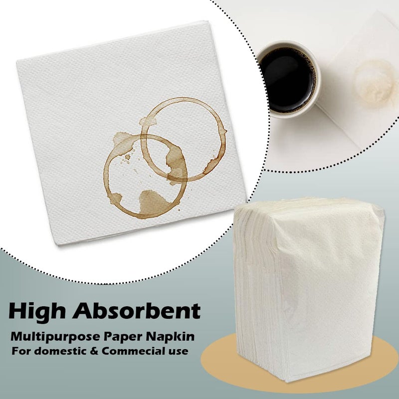 Biogreen L-fold/Table Top Paper Napkin Refill - 1000 Sheets || Pack of 10 Packets - Image 5