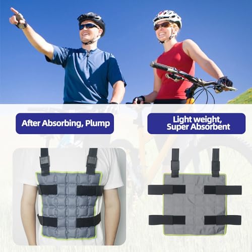 Mrice MR.ICE Cooling Vest for Men & Women, Adjustable Ice Vest for Motorcycle, Workers, Sports, Outdoor, Heat Relief - Image 4