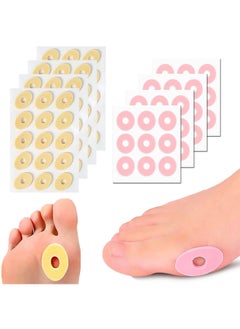 96 Piece Variety Pack Large Callus Cushion Foam Pads for Feet, Toes, Heel or Side of Foot Big and Small Pads