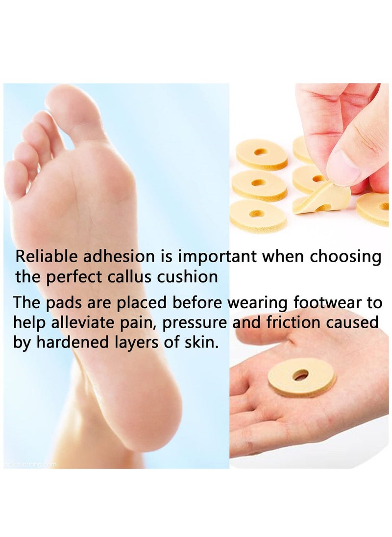 Excefore - 96 Piece Variety Pack Large Callus Cushion Foam Pads for Feet, Toes, Heel or Side of Foot Big and Small Pads - Image 1