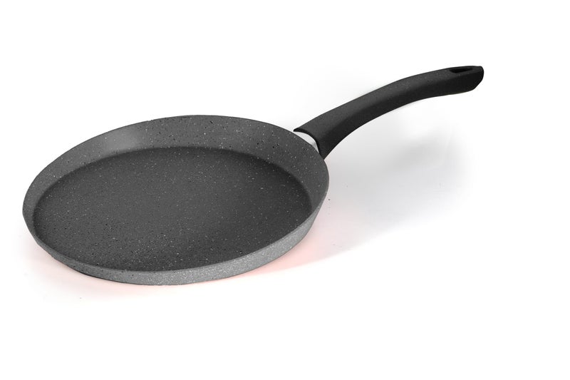 El Maleka - CREPE PAN Granite Cookware CREPE PAN SIZE (28) BLACK COLOR