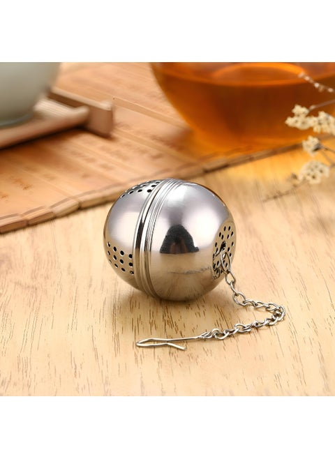 Round Tea Infuser, Fine Mesh Filter, Stainless Steel Infuser For Teapot To Ensure A Smooth, Delicious Tea Experience Every Time (1 Infuser)