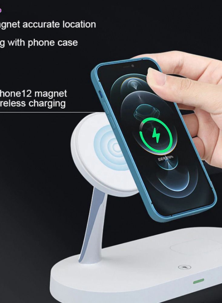 dleel Wireless charging base 5 in 1 to charge all kinds of devices + smart watches + headphones that support wireless charging - Image 3