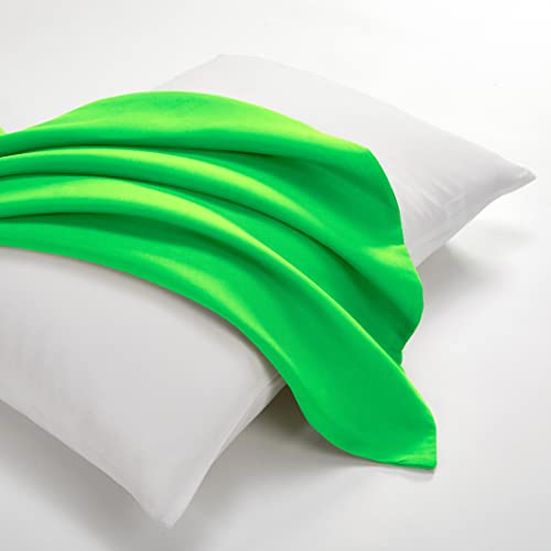 Evolive Ultra Soft Microfiber Body Pillow Cover/Pillowcases 21"x54" with Hidden Zipper Closure (21"x54" Body Pillow Cover, Classic Green) - Image 2