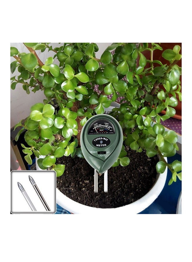 Aknur 3 In 1 Analyzer Ph Meter Moisture Flowers Green 28 x 6 x 3cm - Image 2