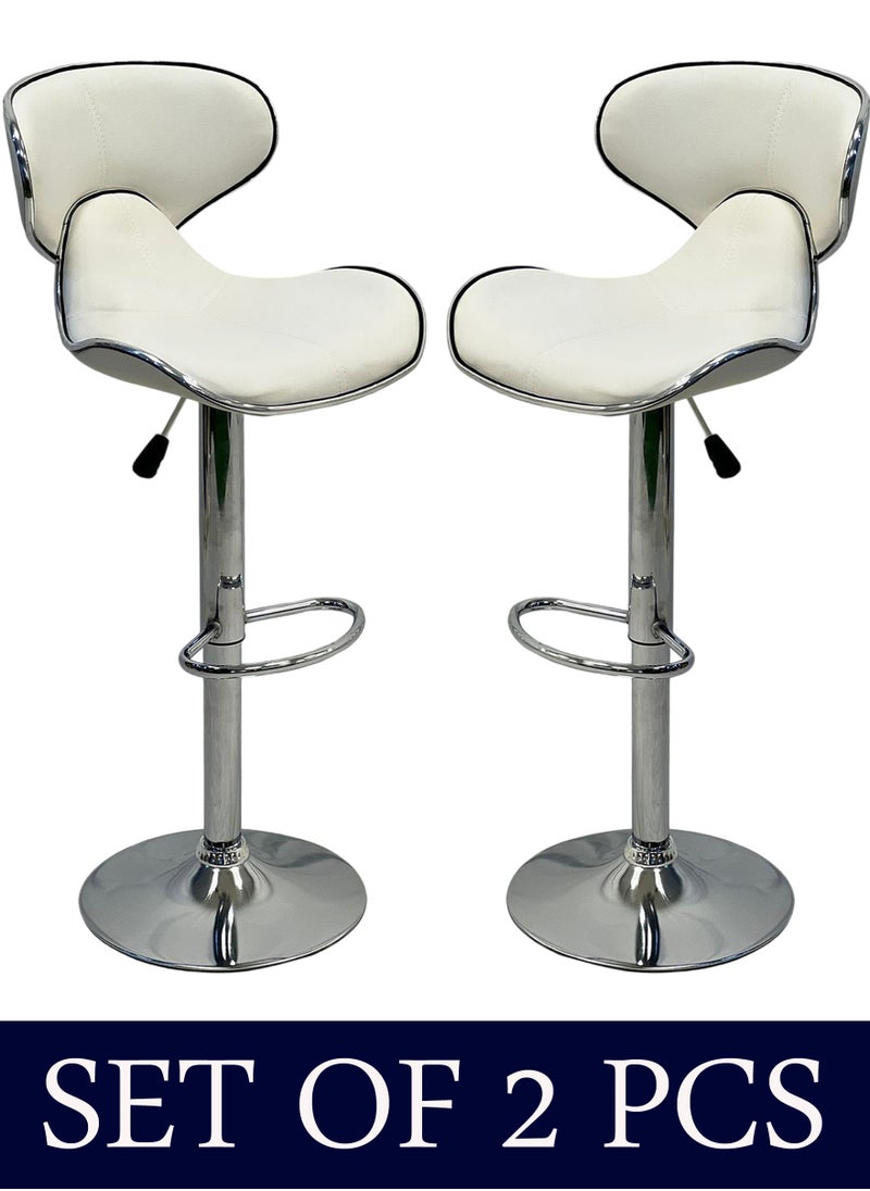 Living SET OF 2 Modern Adjustable Counter Height Barstools  - Image 1