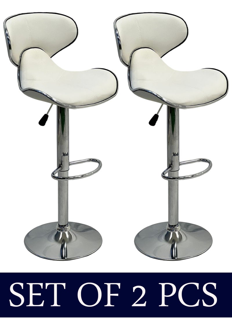 Living SET OF 2 Modern Adjustable Counter Height Barstools  - Image 2