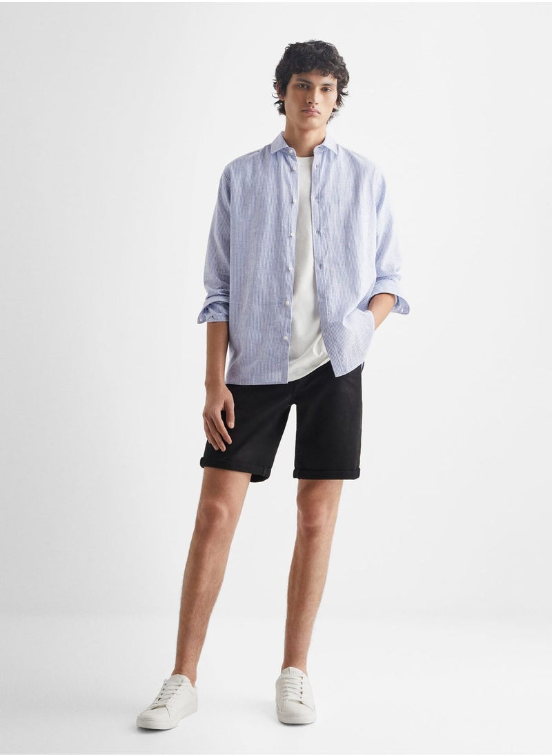 MANGO - Youth Striped Regular Fit Shirt - Image 1