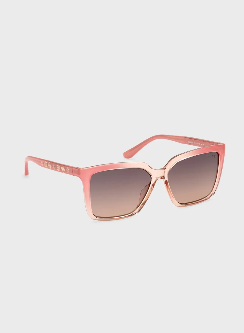 GUESS Square Uv-Protected Wayfarer Sunglasses