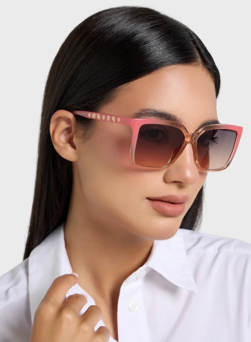 GUESS Square Uv-Protected Wayfarer Sunglasses