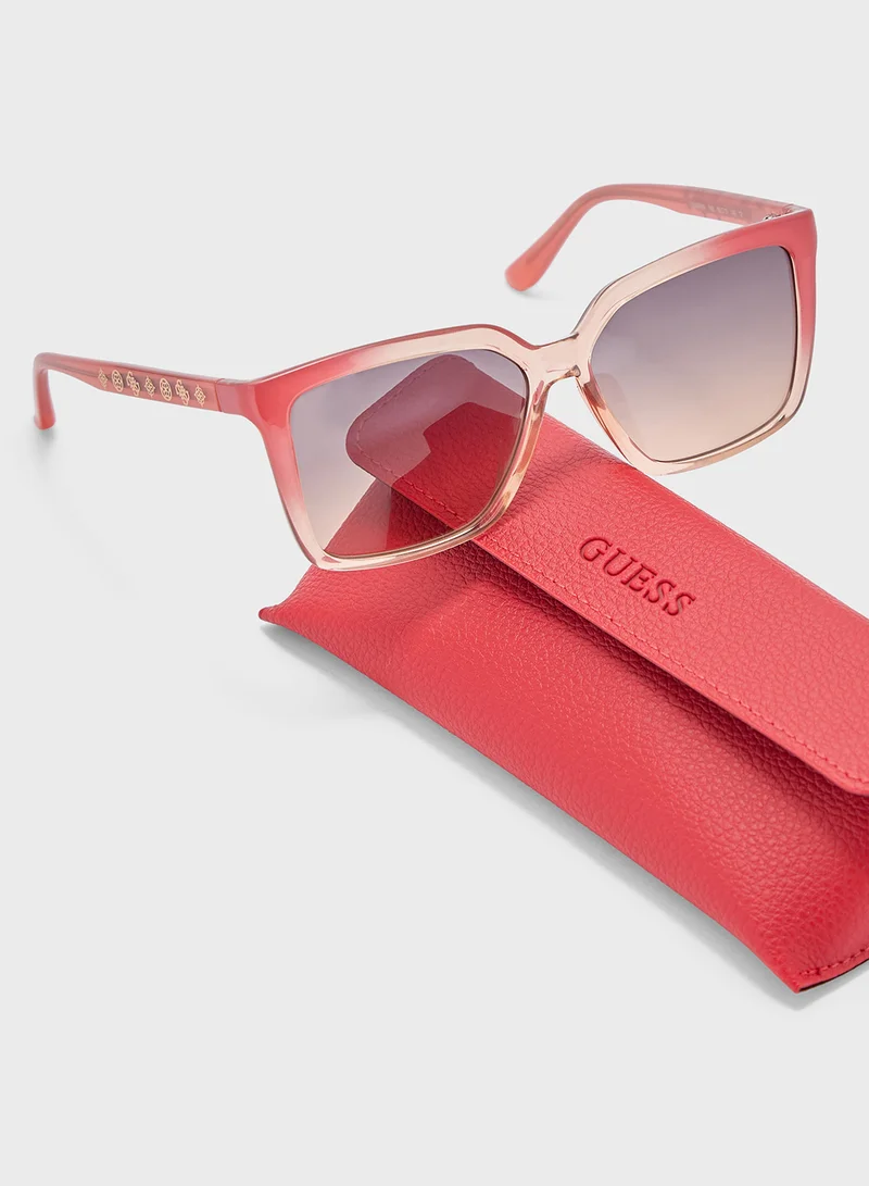 GUESS Square Uv-Protected Wayfarer Sunglasses